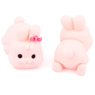 Декоративная фигурка Кролик с бантиком 15х25х20 мм 1 шт.