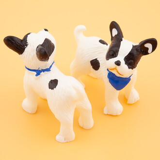 Декоративная фигурка Французкий бульдог 17х35х32 мм 1 шт.