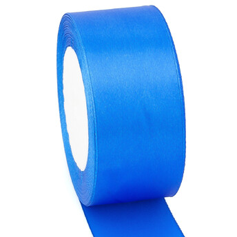 Лента атласная 4 см Электрик 1 рулон +-23 м