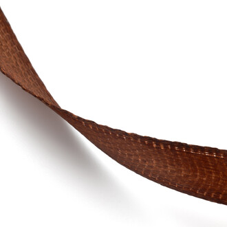 Лента атласная 0,6 см Коричневый 1 рулон +-91 м