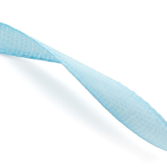 Лента атласная 0,6 см Голубой 1 рулон +-91 м