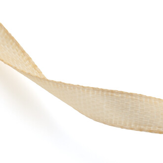 Лента атласная 0,6 см Бежевый 1 рулон +-91 м