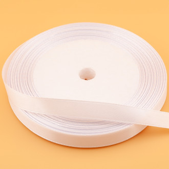 Лента атласная 0,7 см +-23 м 1 шт. Белый