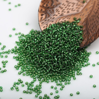 Бисер Парчовый 2 мм 50 г Зеленый