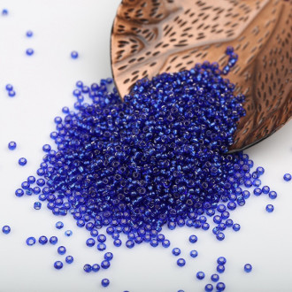 Бисер Парчовый 2 мм 50 г Электрик