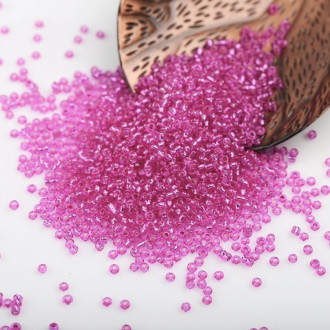 Бисер Парчовый 2 мм 50 г Розовый