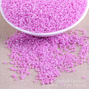 Бисер Блестящий 2 мм 50 г Лиловый