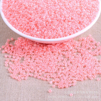 Бисер Блестящий 2 мм 50 г Коралловый нежный