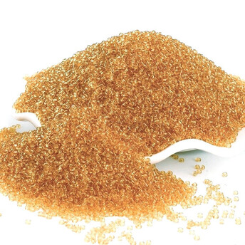 Бисер Прозрачный 2 мм 50 г Золотистый светлый