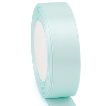 Лента атласная 2,5 см Тиффани 1 рулон +-23 м