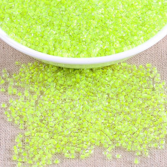 Бисер Прокрашенный 2 мм 50 г Лимонный неон
