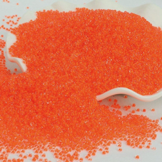 Бисер Прокрашенный 2 мм 50 г Оранжевый