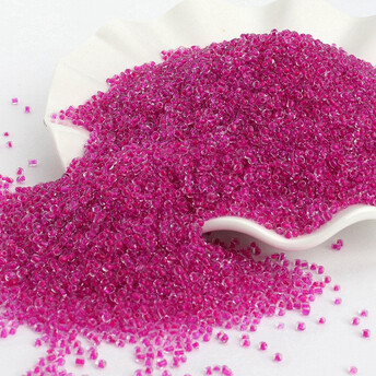 Бисер Прокрашенный 2 мм 50 г Розовый яркий