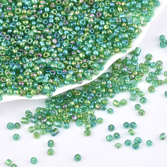 Бисер Бензиновый 2 мм 50 г Зеленый