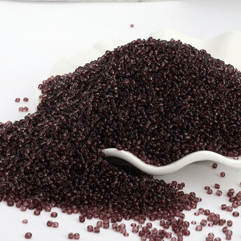 Бисер Прозрачный 2 мм 50 г Слива