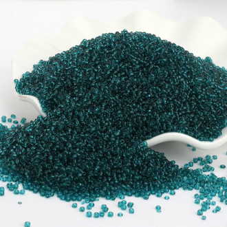 Бисер Прозрачный 2 мм 50 г Бирюзовый темный