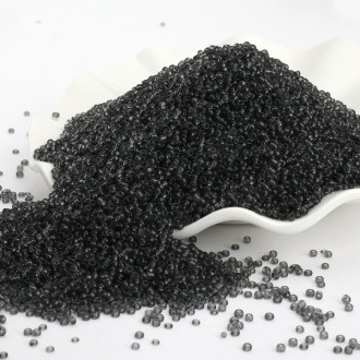 Бисер Прозрачный 2 мм 50 г Серый