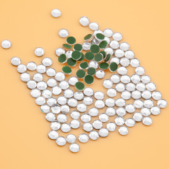 Cтразы клеевые Акрил ss8 (2-2,2mm) горячая фиксация 50 г Прозрачный