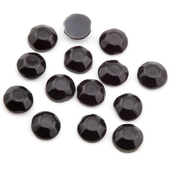 Cтразы клеевые Акрил ss20 (4,8-5,0mm) горячая фиксация 50 г Черный