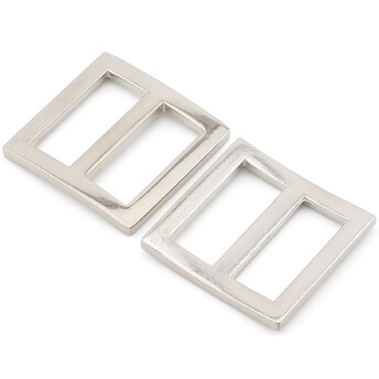 Перетяжка литая рамка с штангой 25х26х2 мм Ø 18 мм 1 шт. Платина