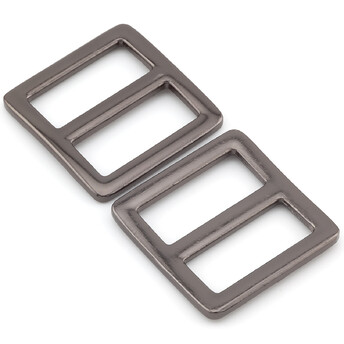 Перетяжка литая рамка с штангой 25х26х2 мм Ø 18 мм 1 шт. Черный Никель