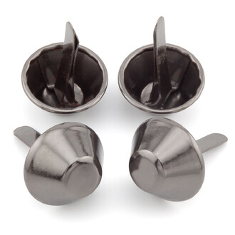 Ножки для сумки Пукли конус 2 усика 15х7 мм 4 шт. Черный Никель