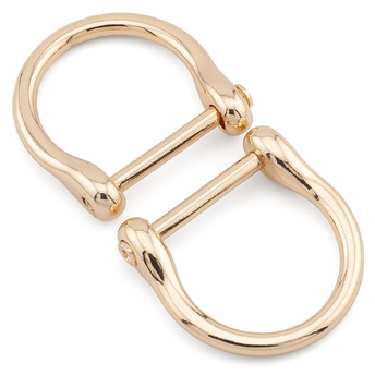 Полукольцо с штангой 30х30 мм Ø 19х21,5 мм 1 шт. Золотистый