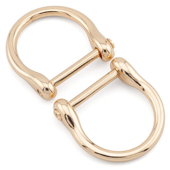 Полукольцо с штангой 30х30 мм Ø 19х21,5 мм 1 шт. Золотистый