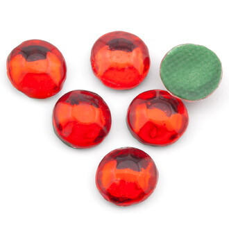 Cтразы клеевые Акрил ss20 (4,8-5,0mm) горячая фиксация 50 г красный