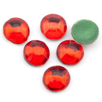 Cтразы клеевые Акрил ss20 (4,8-5,0mm) горячая фиксация 50 г красный