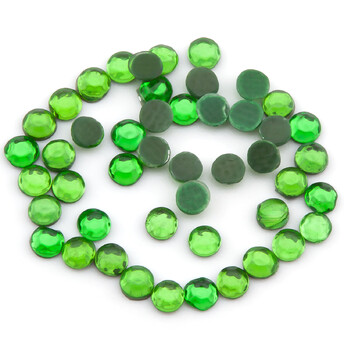 Cтразы клеевые Акрил ss8 (2-2,2mm) горячая фиксация 50 г Зеленый