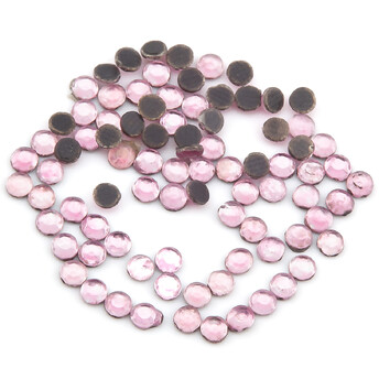 Cтразы клеевые Акрил ss8 (2-2,2mm) горячая фиксация 50 г Розовый