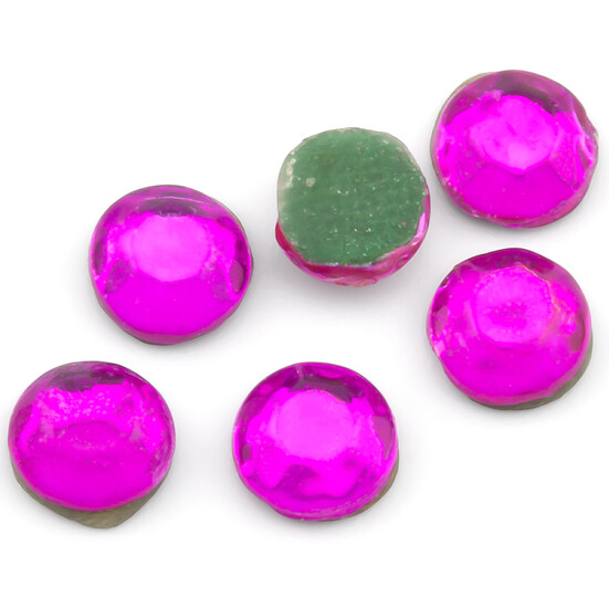 Cтразы клеевые Акрил ss20 (4,8-5,0mm) горячая фиксация 50 г Ультра-Розовый