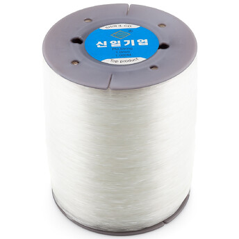 Силиконовая нить, Корея, основа для браслета 1 мм Прозрачный 1 катушка +-1000 м