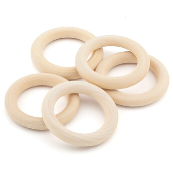 Деревянная основа круг-кольцо 55х10 мм 5 шт.
