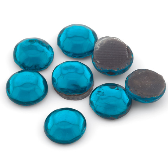 Cтразы клеевые Акрил ss16 (3,8-4,0mm) горячая фиксация 50 г Синий