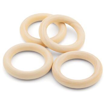 Деревянная основа круг-кольцо 65 мм 3 шт.