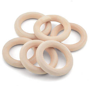 Деревянная основа круг-кольцо 40х7 мм 10 шт.