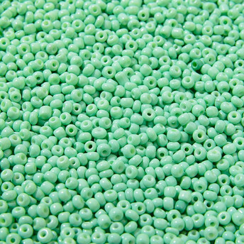Бисер Натуральный 2 мм 50 г Мятный