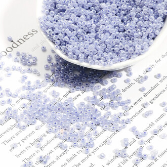 Бисер Блестящий 2 мм 50 г Небесно-сиреневый