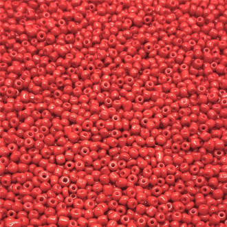 Бисер Натуральный 2 мм 50 г Красный