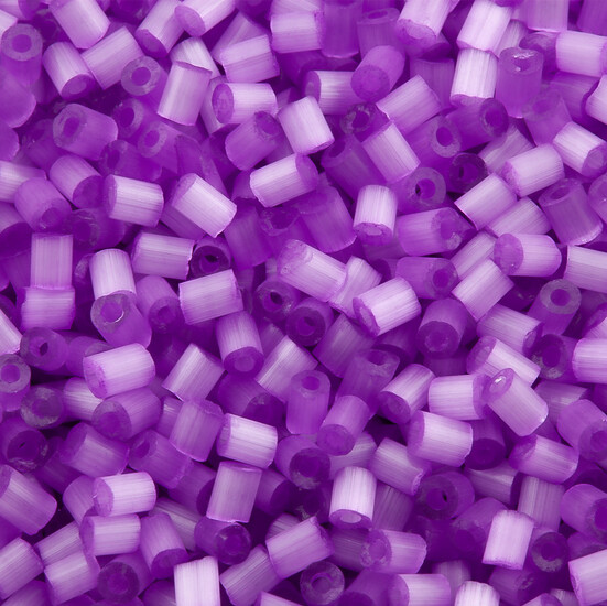Бисер рубка сатин 2 мм 25 г Лиловый темный