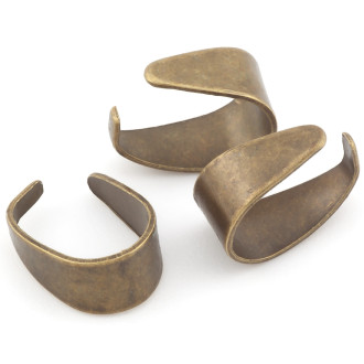 Держатель кулона +-50 шт. 9х6х4 мм Бронза