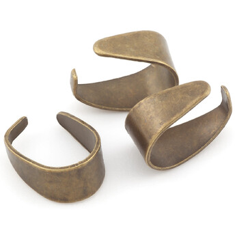 Держатель кулона +-50 шт. 9х6х4 мм Бронза