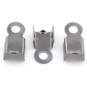 Зажим для шнуров окончание 3х6 мм Черный Никель +-200 шт.