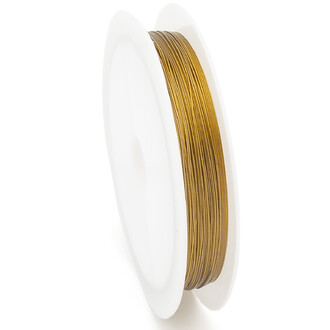 Ювелирный тросик 0,45 мм ±25 м Золотистый