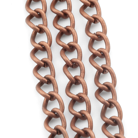 Цепь для рукоделия 2,5х0,7 мм Медный 1 метр
