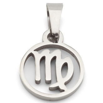 Кулон подвеска Дева нержавеющая сталь 1 шт. 11х18х0,5 мм Платина