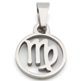 Кулон подвеска Дева нержавеющая сталь 1 шт. 11х18х0,5 мм Платина