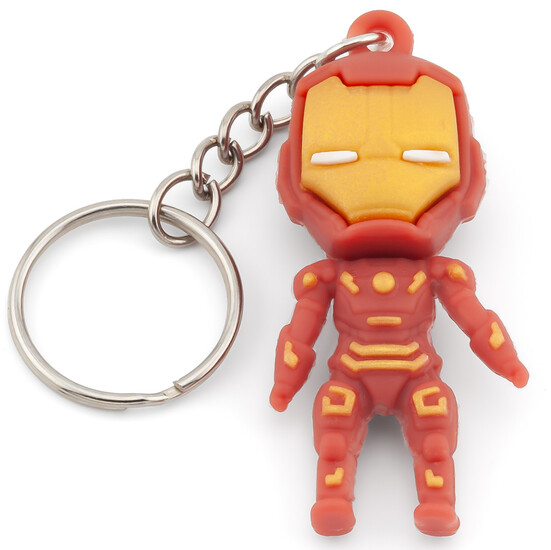 Брелок Железный человек, 1шт., размер 56х21мм, длина 112мм